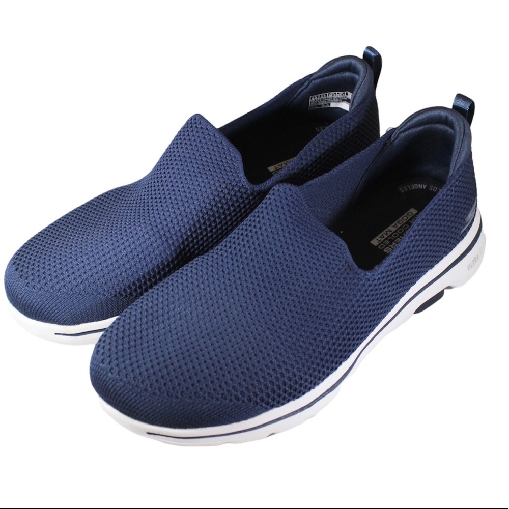 SKECHERS Go Walk Air Cool Goga Mat Blue  Slip On Walking Shoe Ladies Womens 6.5